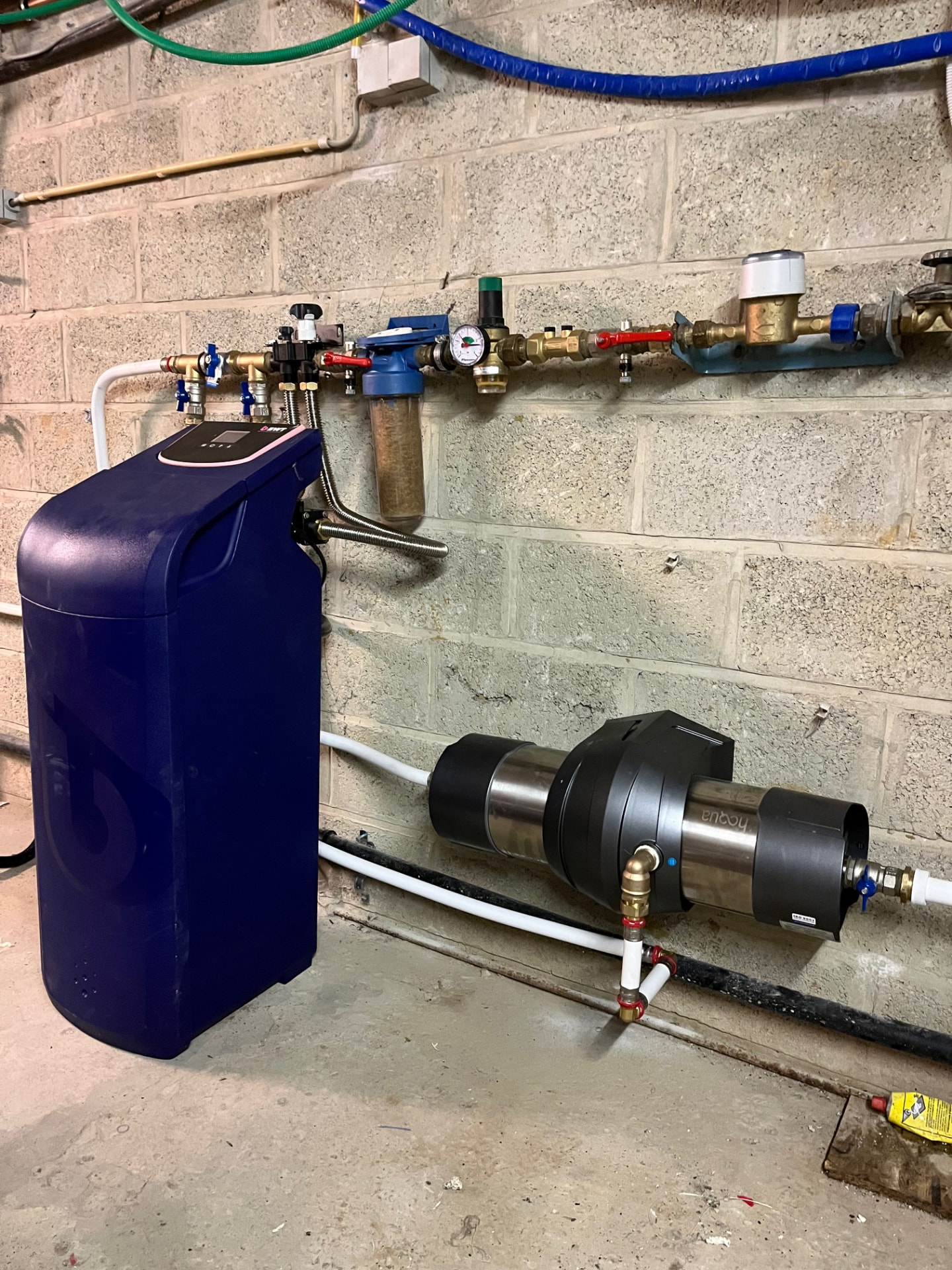 Installation adoucisseur BWT et système de filtration Haqua-Q à Waterloo